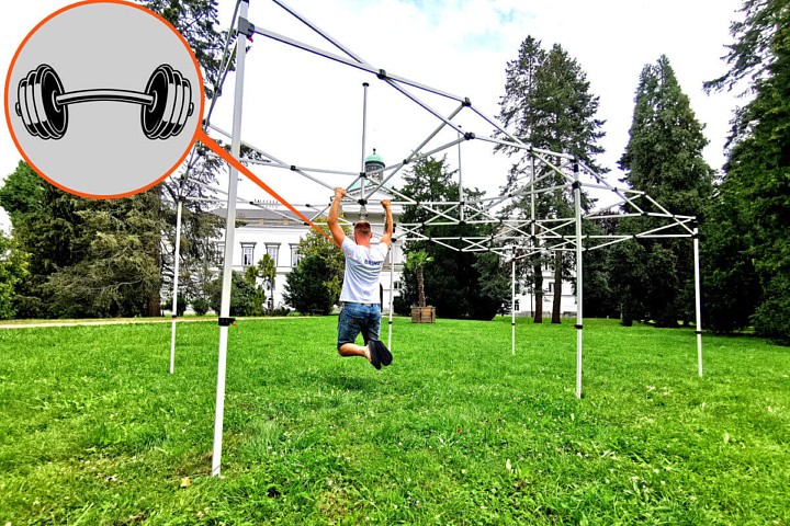 Tente publicitaire 3x4,5m