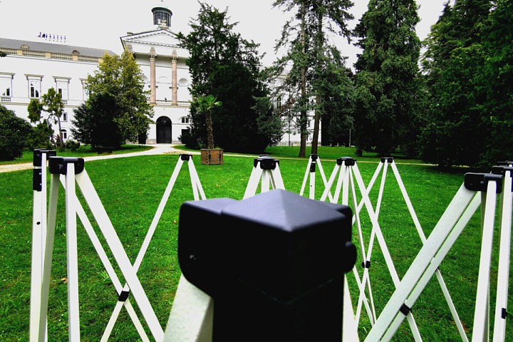 Tente ciseaux pour impression 3x4,5m