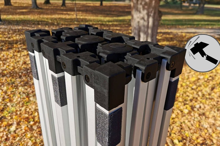 Gazebo pliant 3mx6m pour impression publicitaire